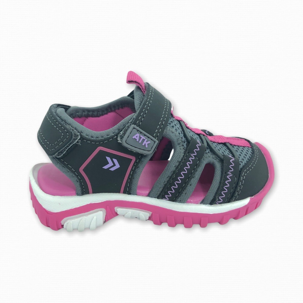 SANDALIA CLEMENTV22 NEGRO-FUCSIA