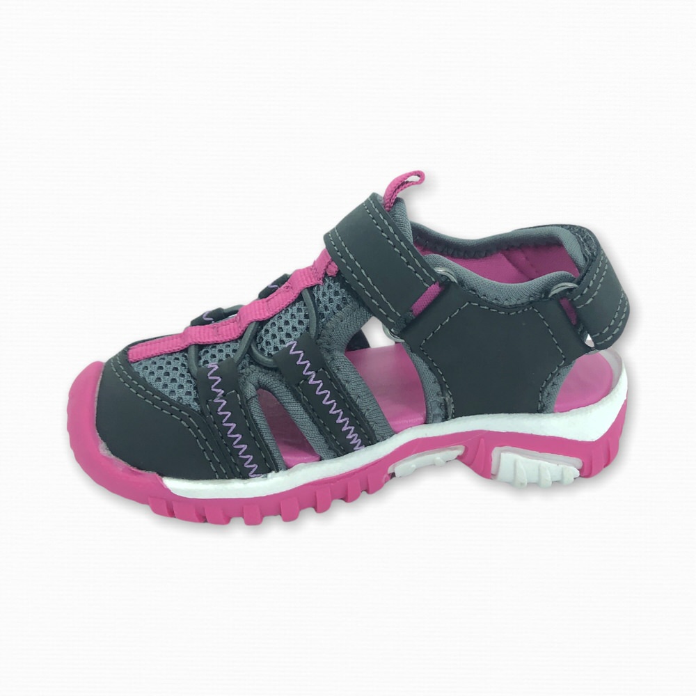SANDALIA CLEMENTV22 NEGRO-FUCSIA