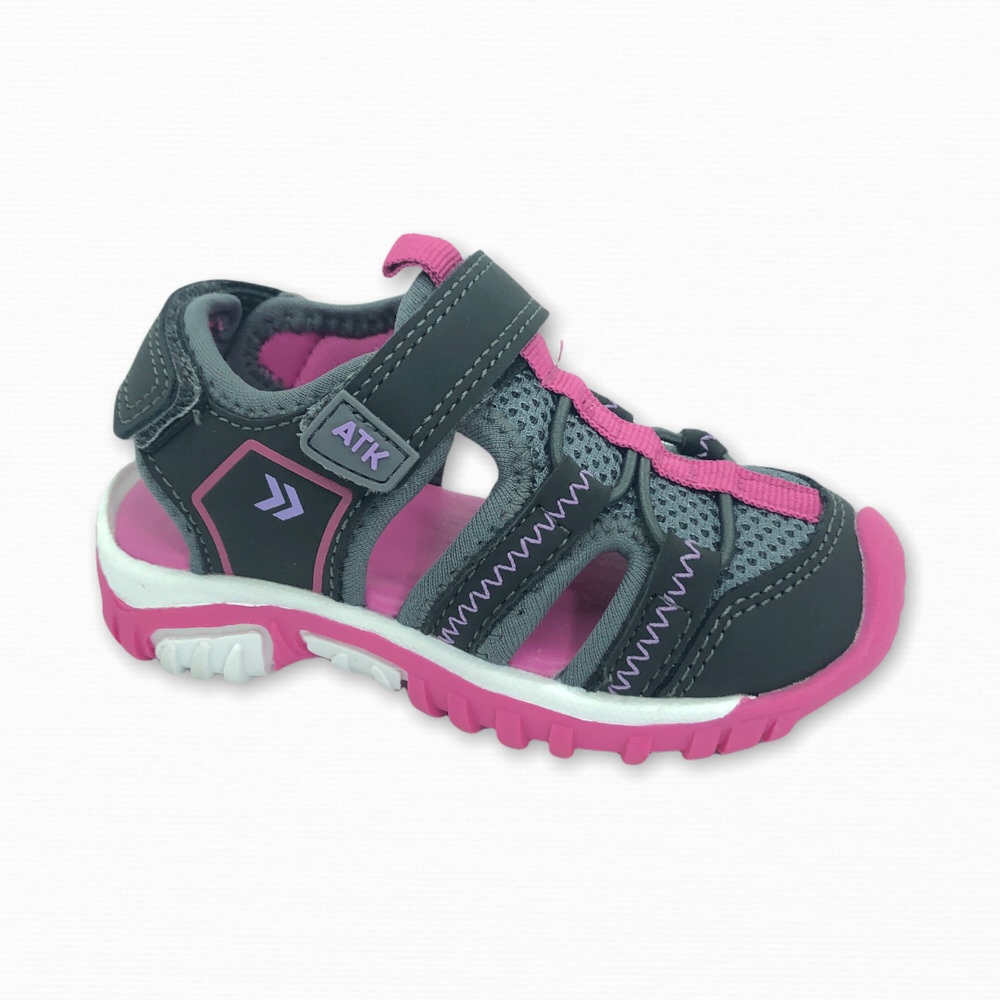 SANDALIA CLEMENTV22 NEGRO-FUCSIA