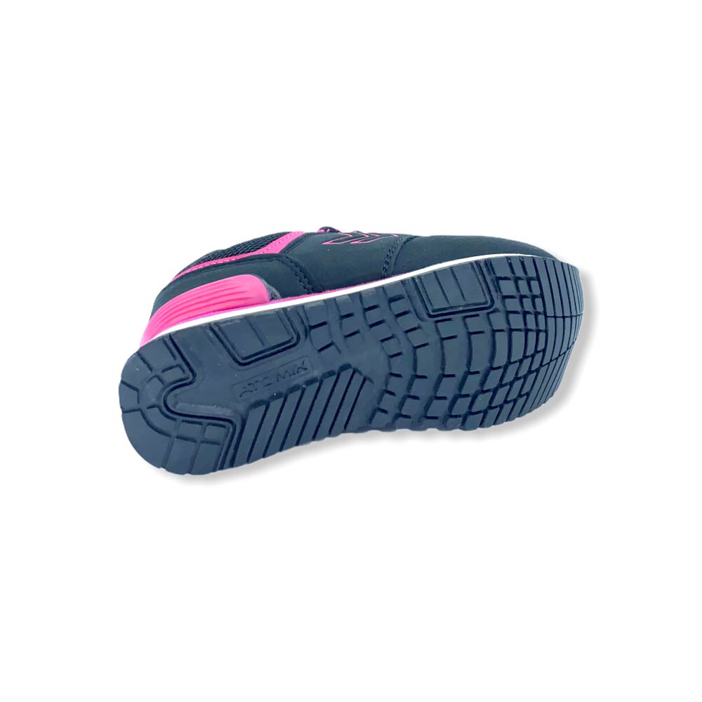 PANAMA KIDS NEGRO-FUCSIA