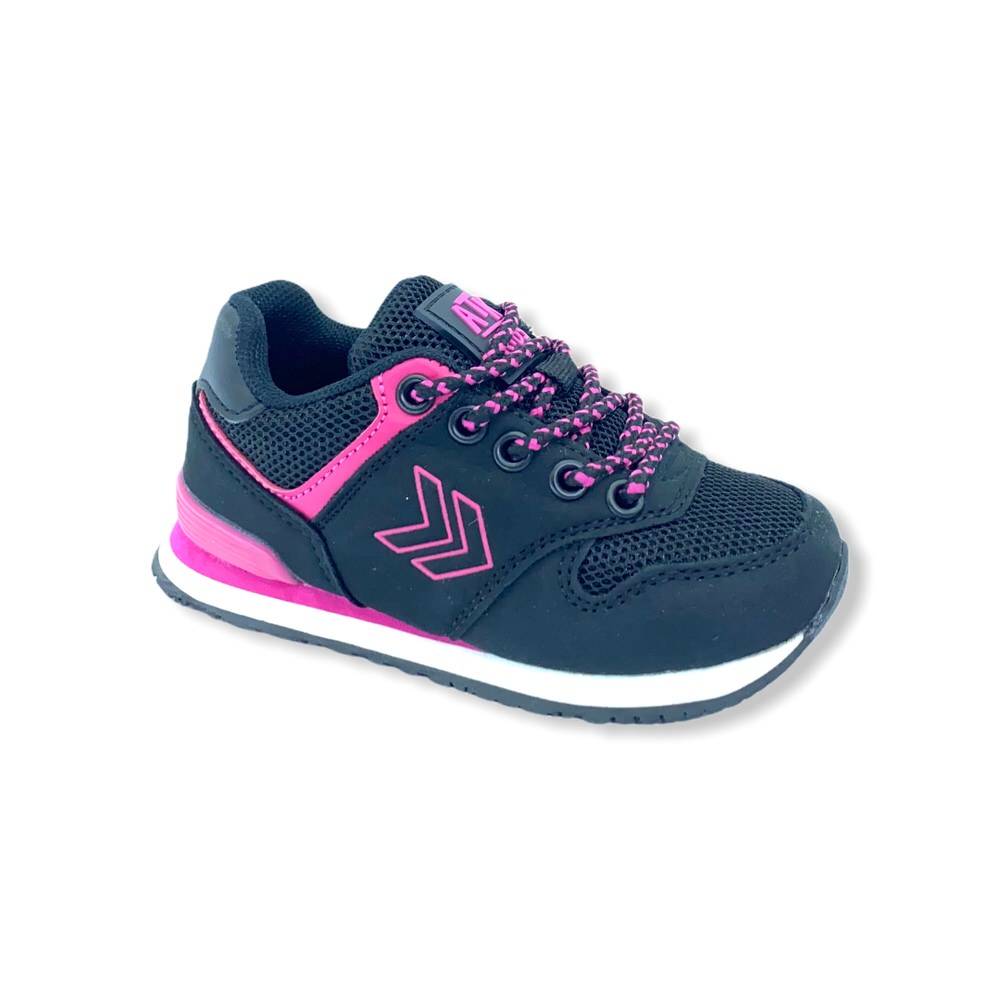 PANAMA KIDS NEGRO-FUCSIA