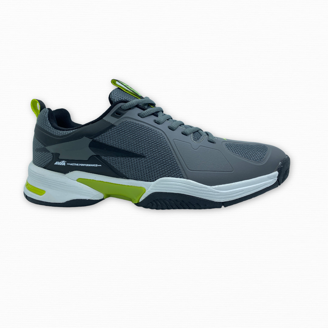 TENIS GRIS-NEGRO-LIMA