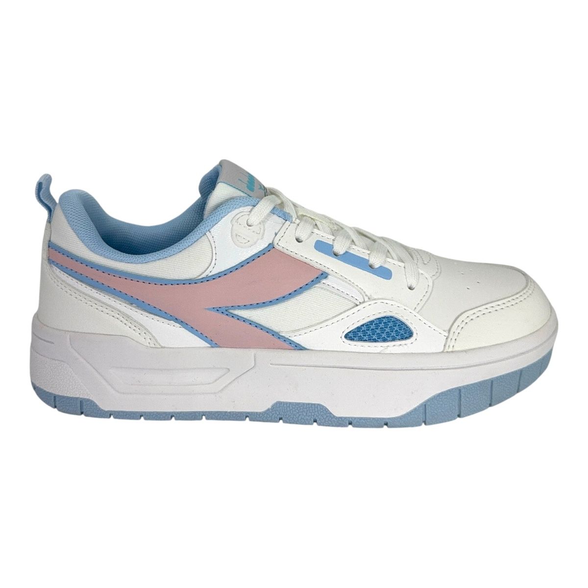 LEITH WHITE BLUE PINK