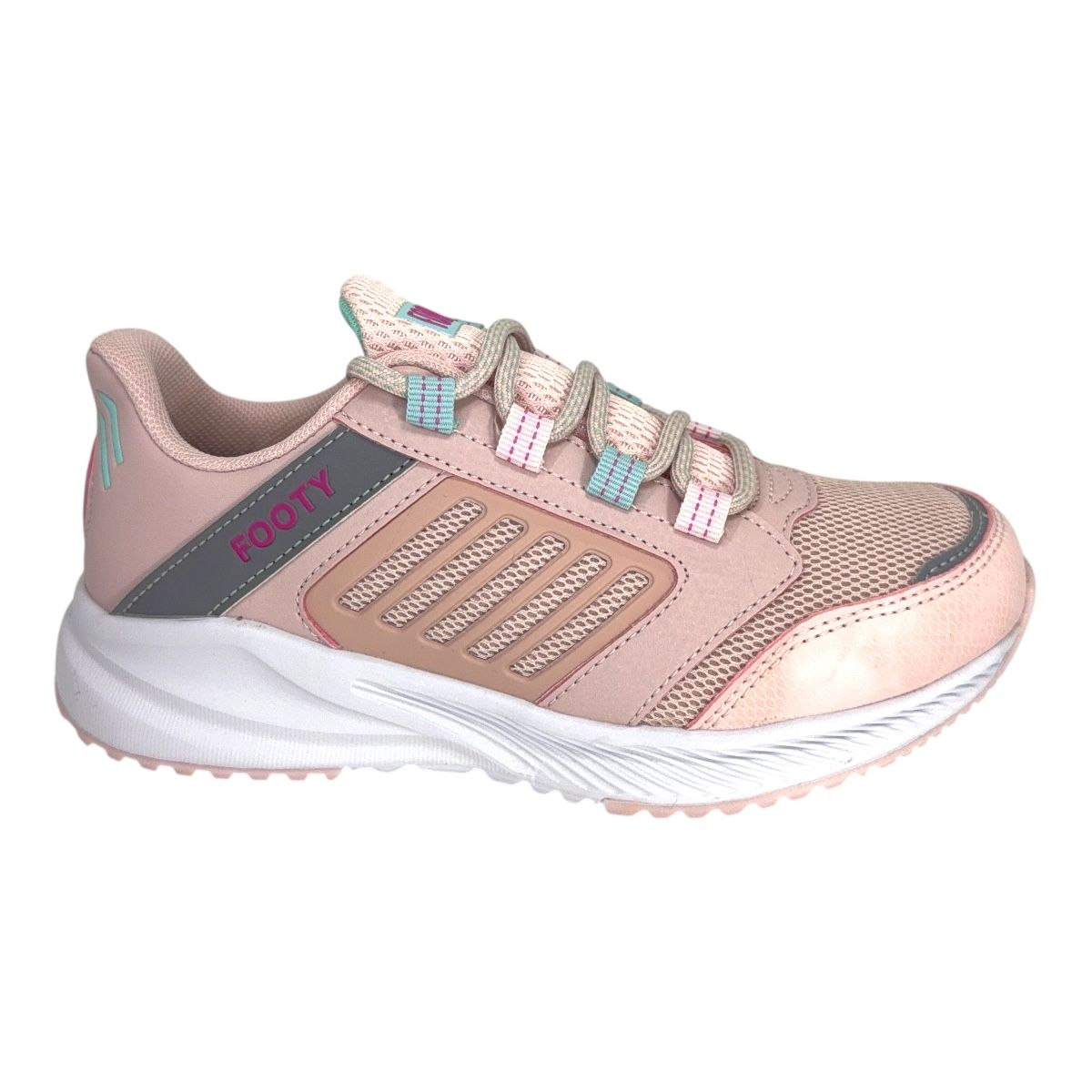 CALZ SPORT ABROJO ROSA