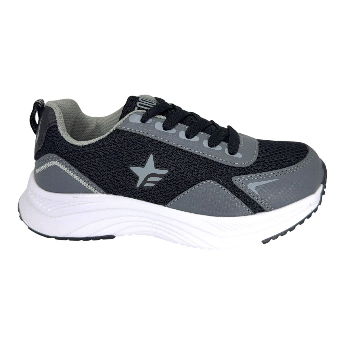 CALZ SPORT NEGRO GRIS