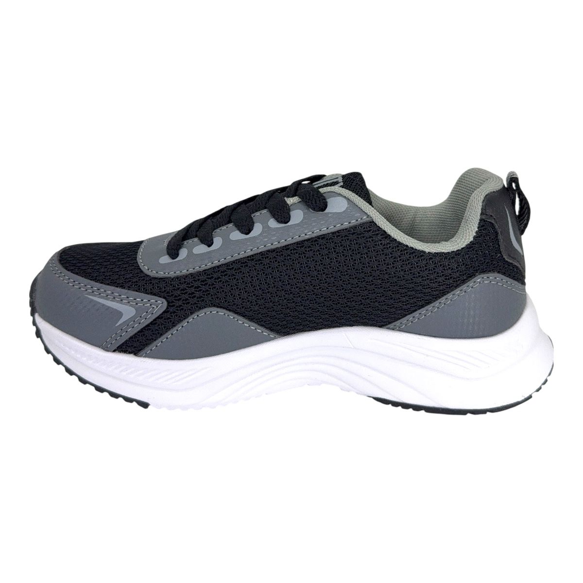 CALZ SPORT NEGRO GRIS