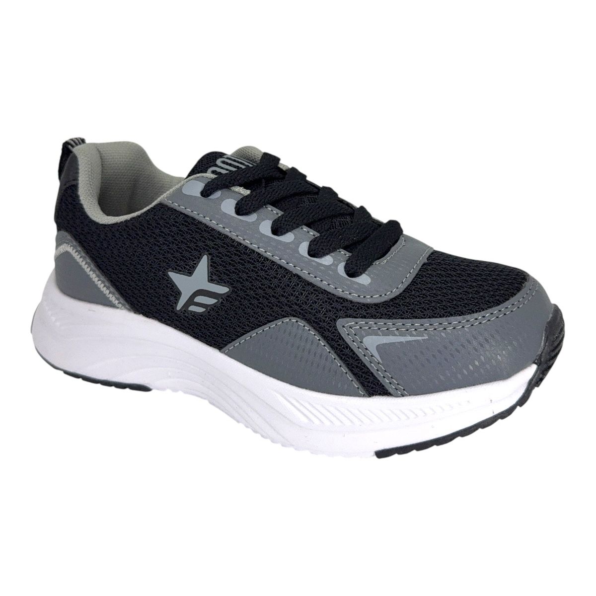 CALZ SPORT NEGRO GRIS
