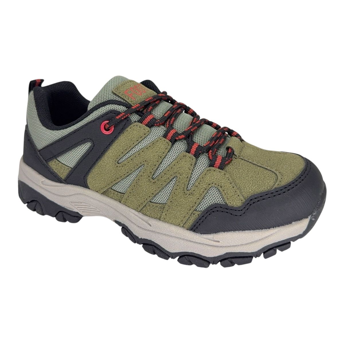 CALZ  LINEA TREKKING NEG VERDE ROJO