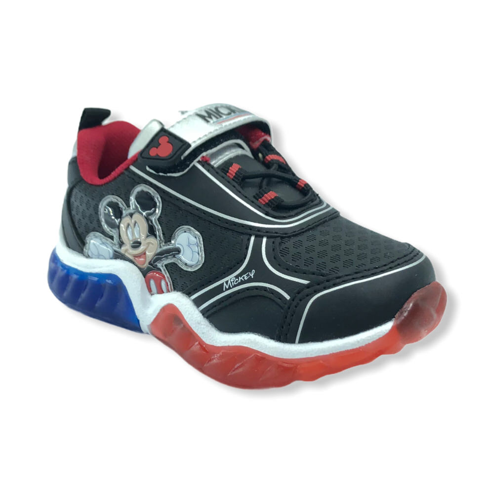  MICKEY C/LUZ AL PISAR NEGRO AZ ROJO