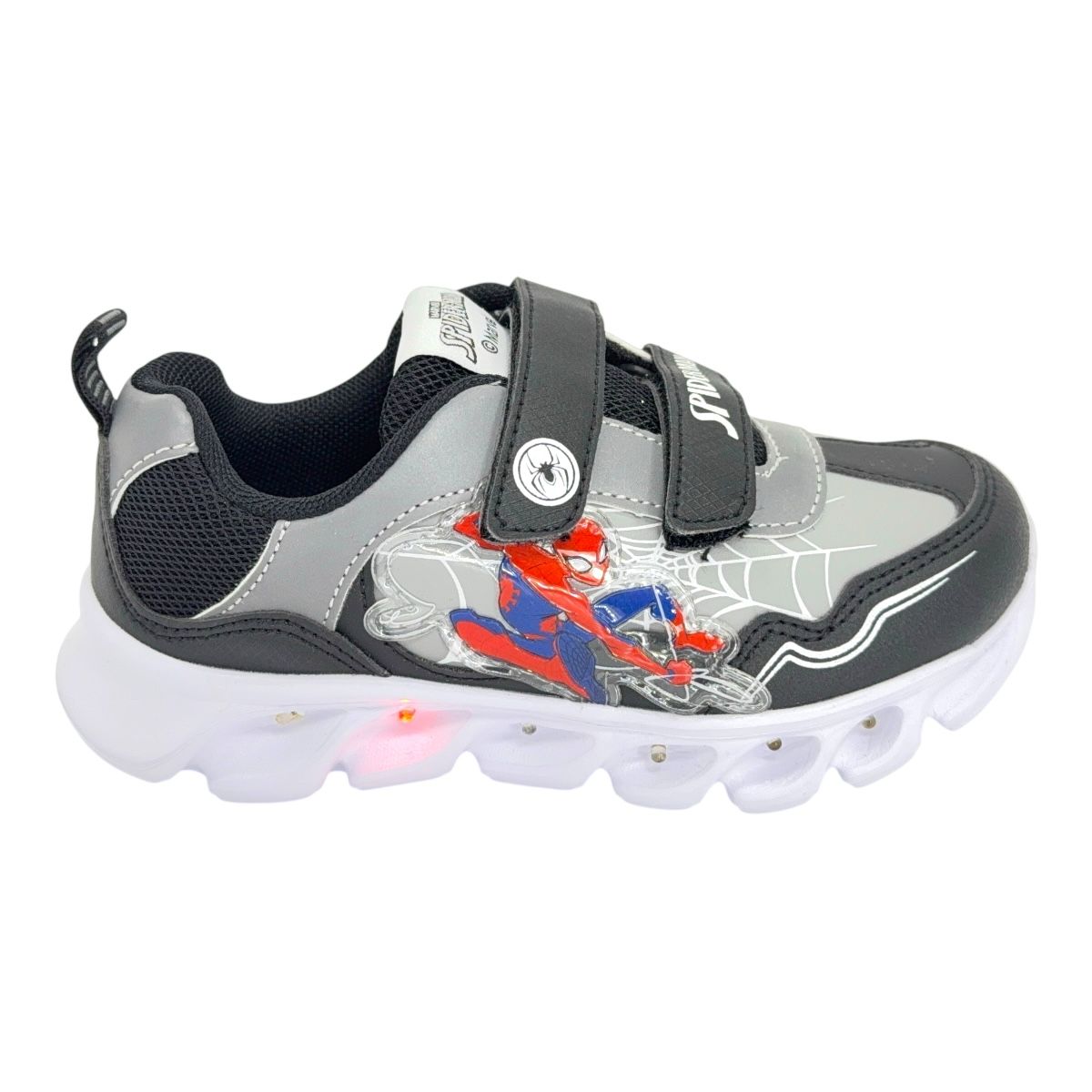 SPIDERMAN LINEA PRO GRIS NEGRO