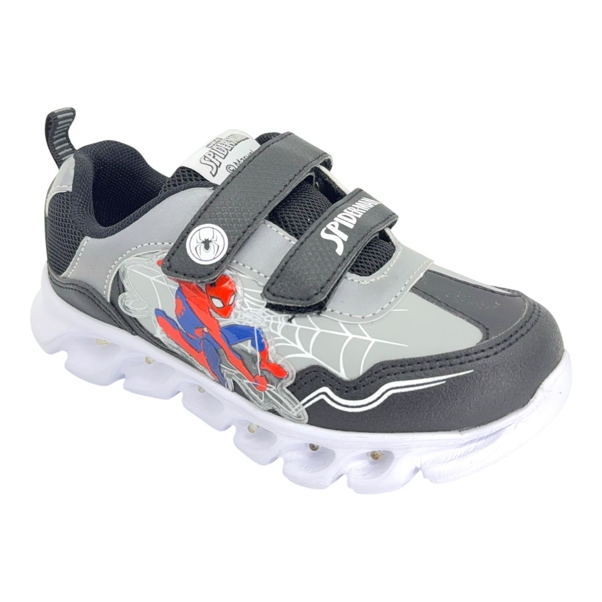 SPIDERMAN LINEA PRO GRIS NEGRO