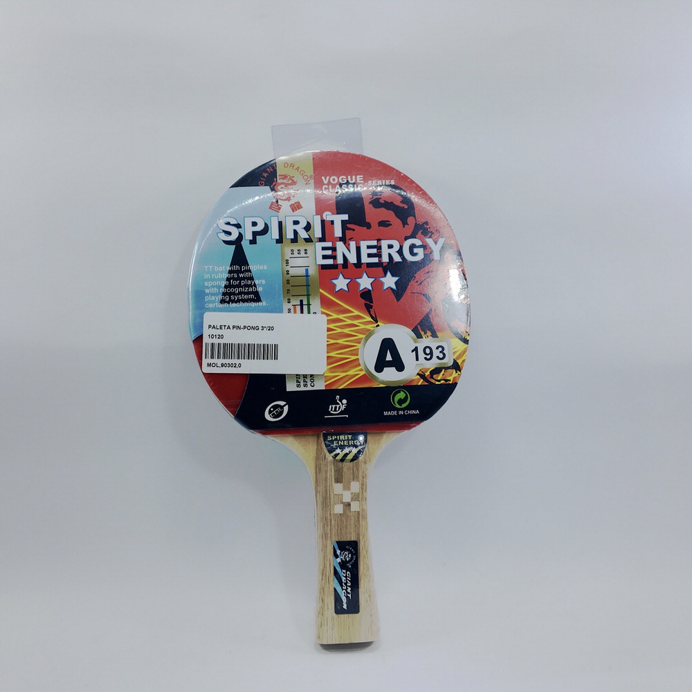 PALETA PIN-PONG 3*/20
