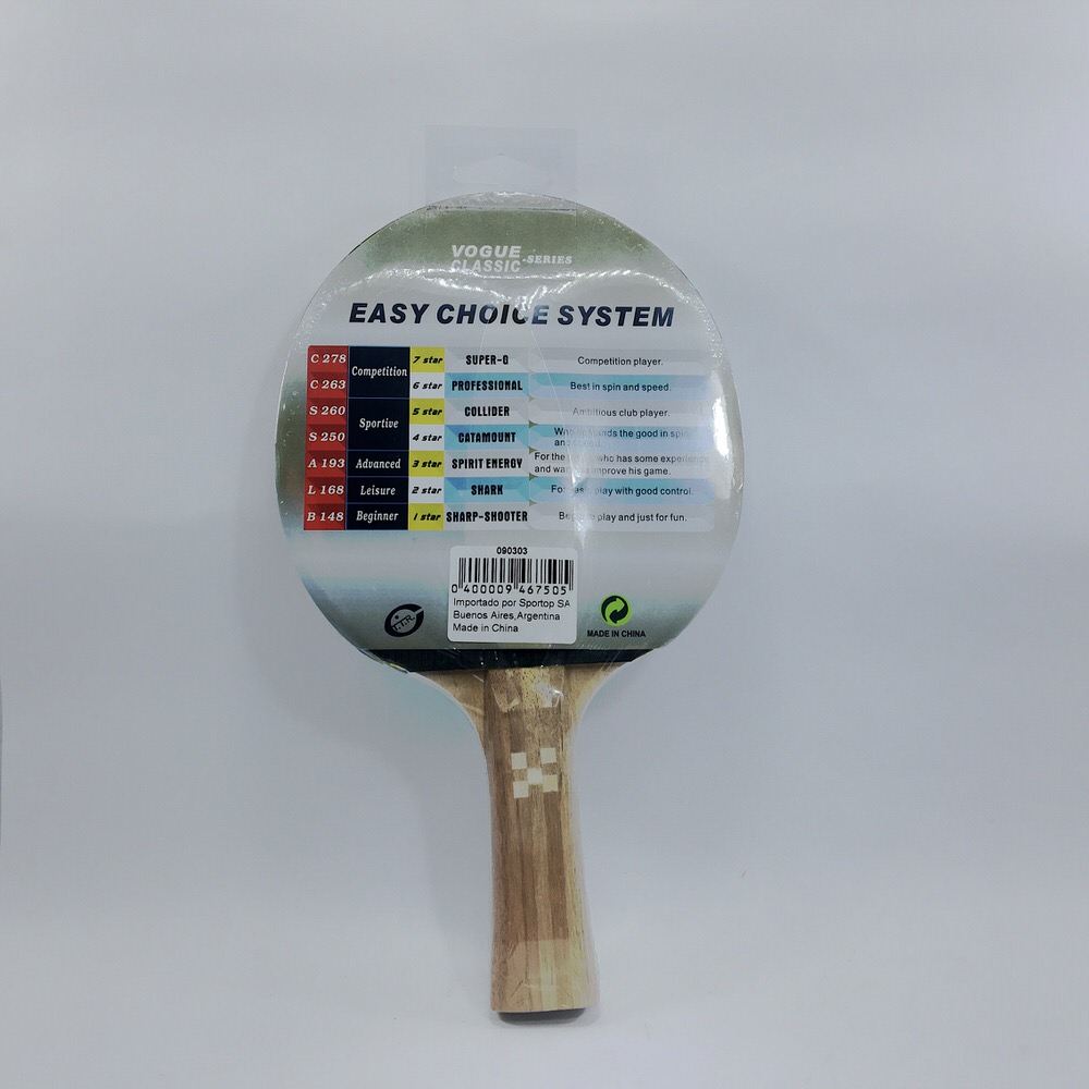 PALETA PIN-PONG 3*/20