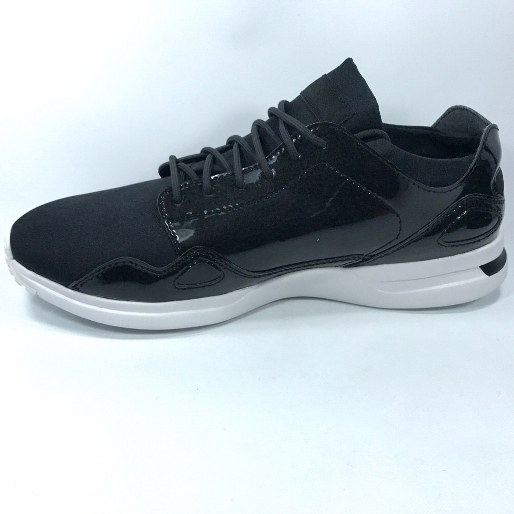 FLOW W COASTED S LEATHER  BLACK/18