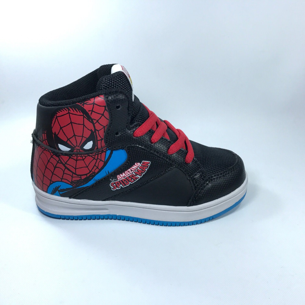 CASUAL SKATER BOTA SPIDERMAN KID NEGRO/18