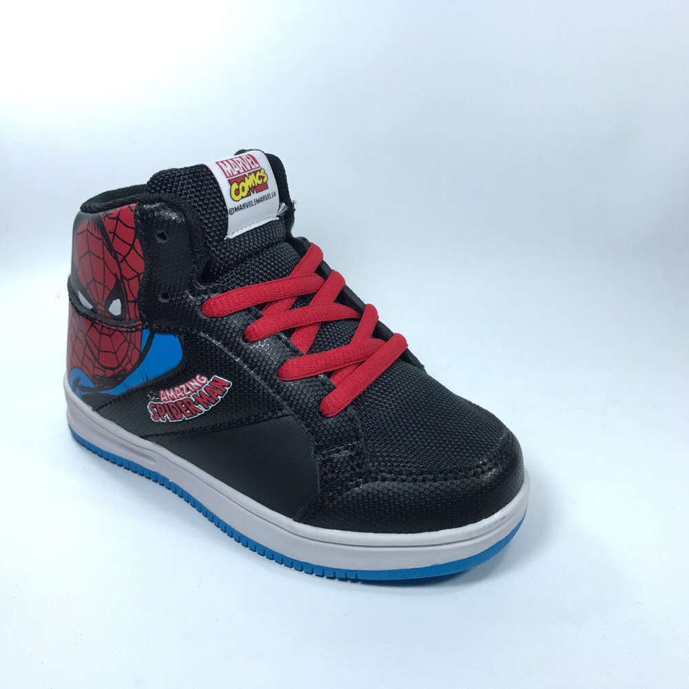 CASUAL SKATER BOTA SPIDERMAN KID NEGRO/18