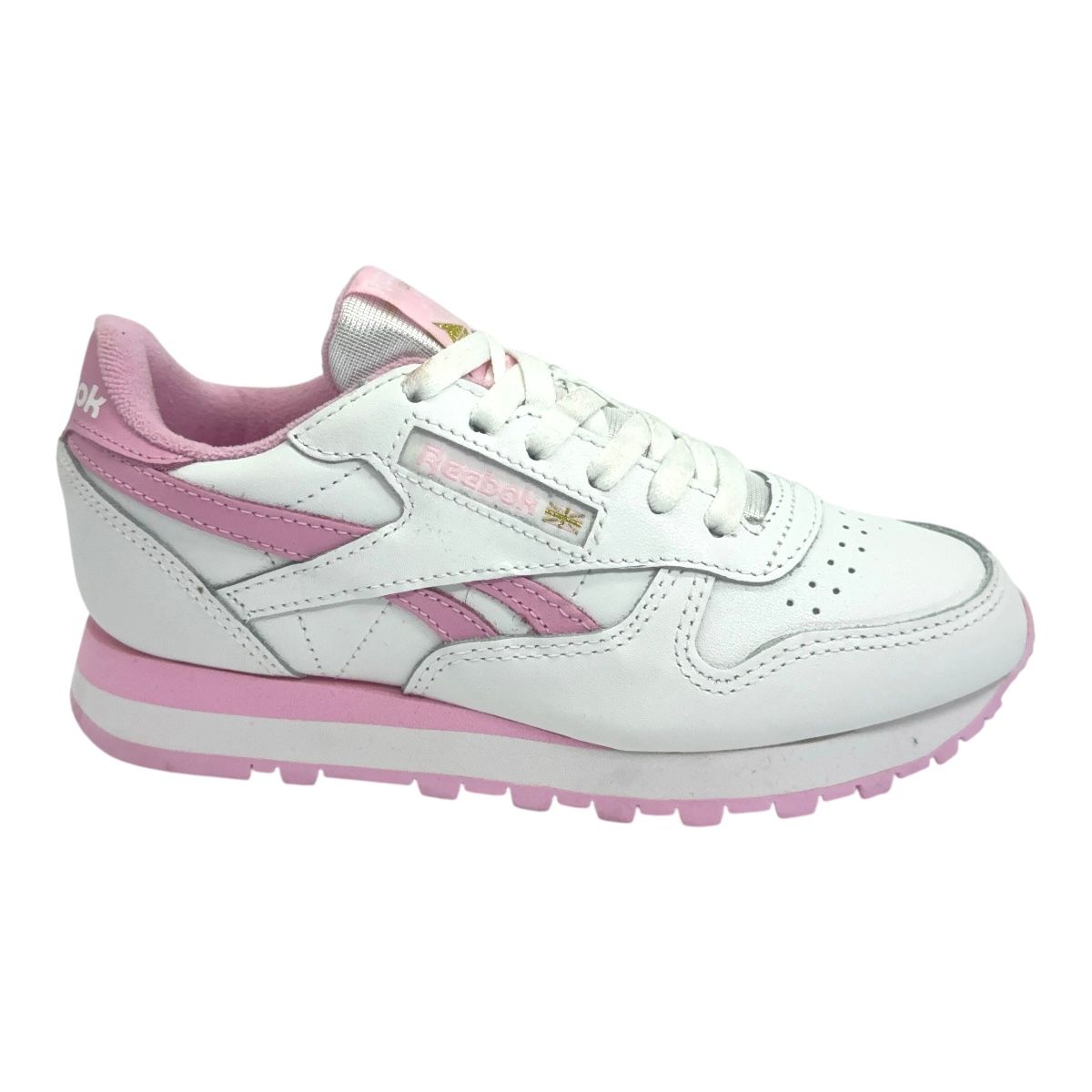 CLASSIC LEATHER FTWWHT JASPNK