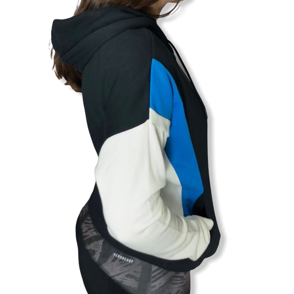 CAMPERA C/CAP W RBK AZ-NEGRO