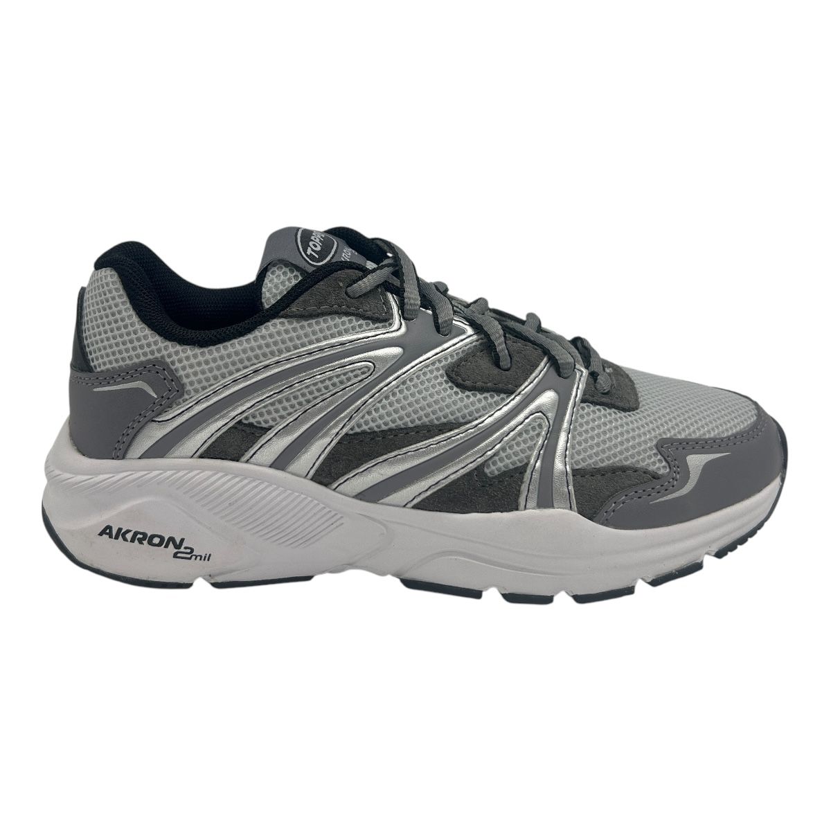 AKRON 2MIL GRIS MICRO/PLATA