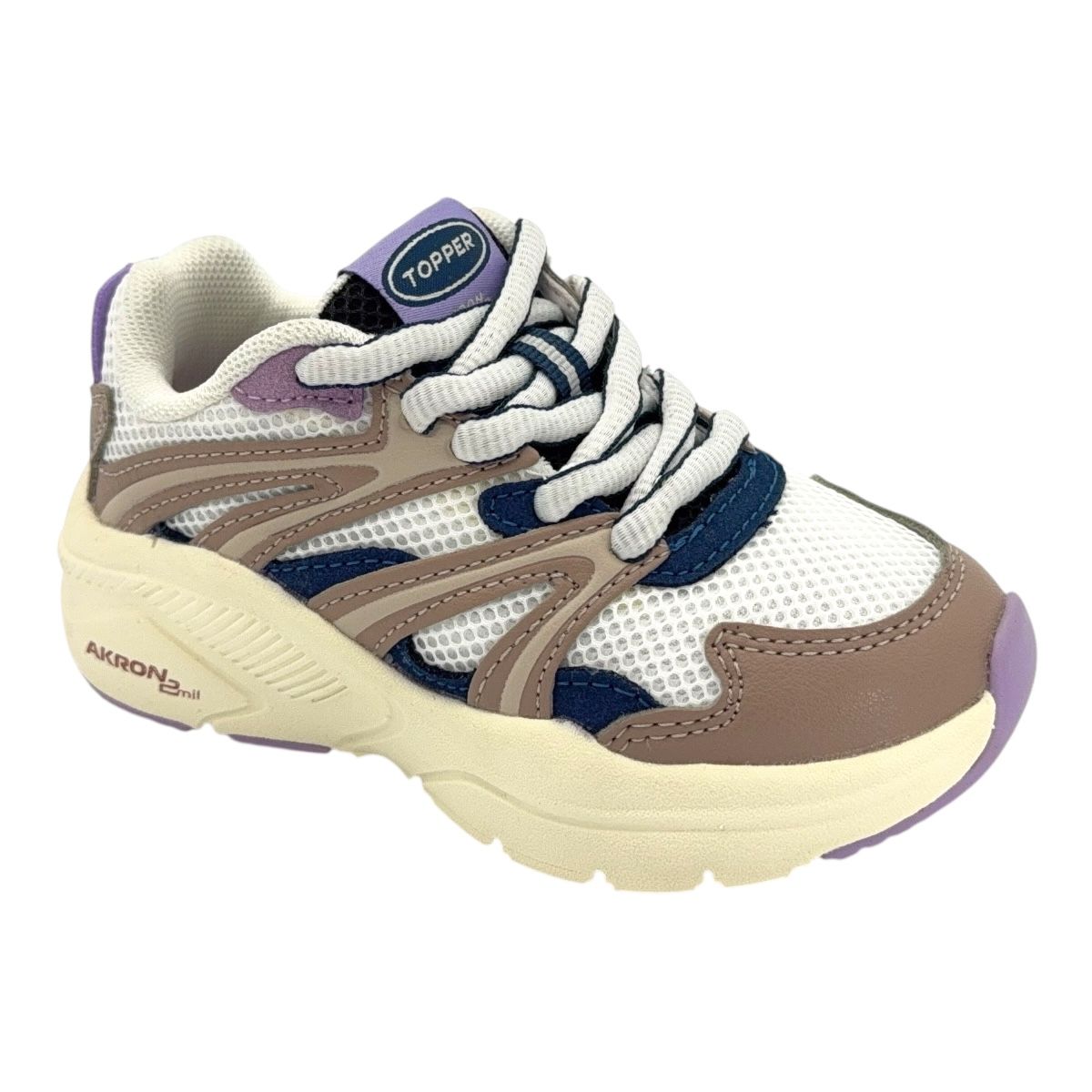 AKRON 2MIL KIDS BLANCO LILA